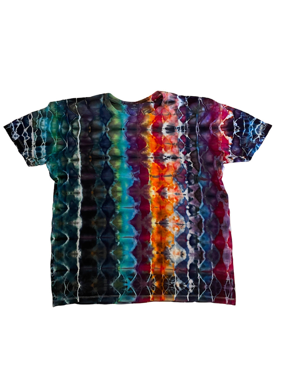 Tie Dye Short Sleeve T-Shirt - Size L 100% Supima Cotton