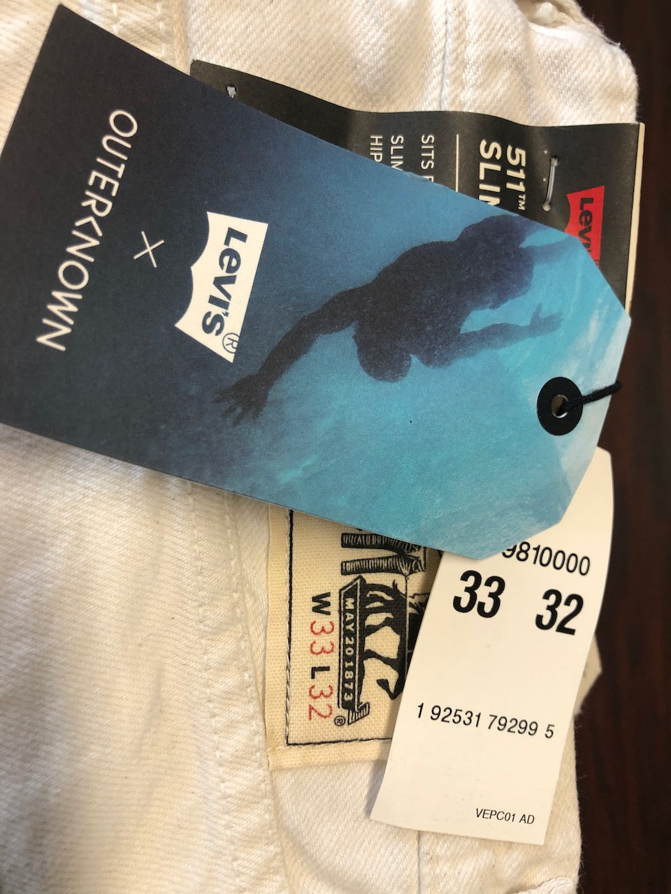 Tie Dye Levi's X Outerknown Jeans SIZE 33"X 32"