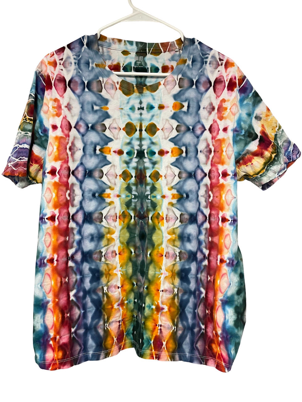 Tie Dye Short Sleeve T-Shirt - Size L 100% Supima Cotton
