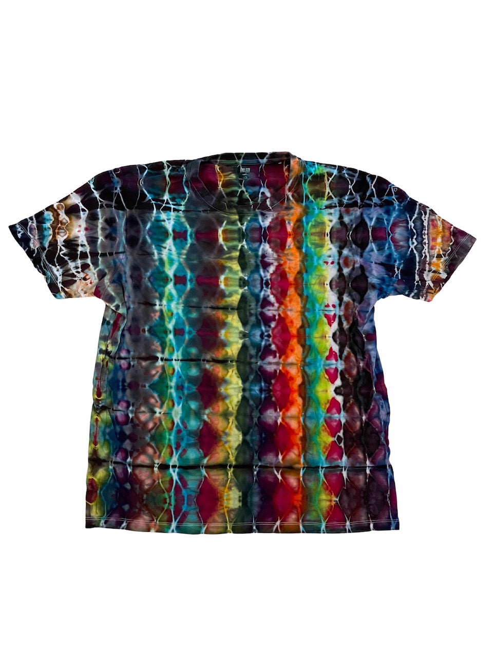 Tie Dye Short Sleeve T-Shirt - Size L 100% Supima Cotton