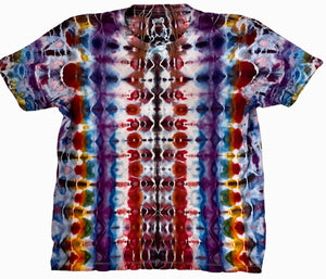 Tie Dye Short Sleeve T-Shirt - Size M 100% Supima Cotton