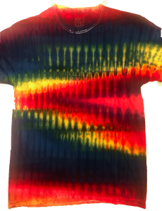 Tie Dye Short Sleeve T-Shirt Wig-Wag DNA - Size XL 100% Cotton