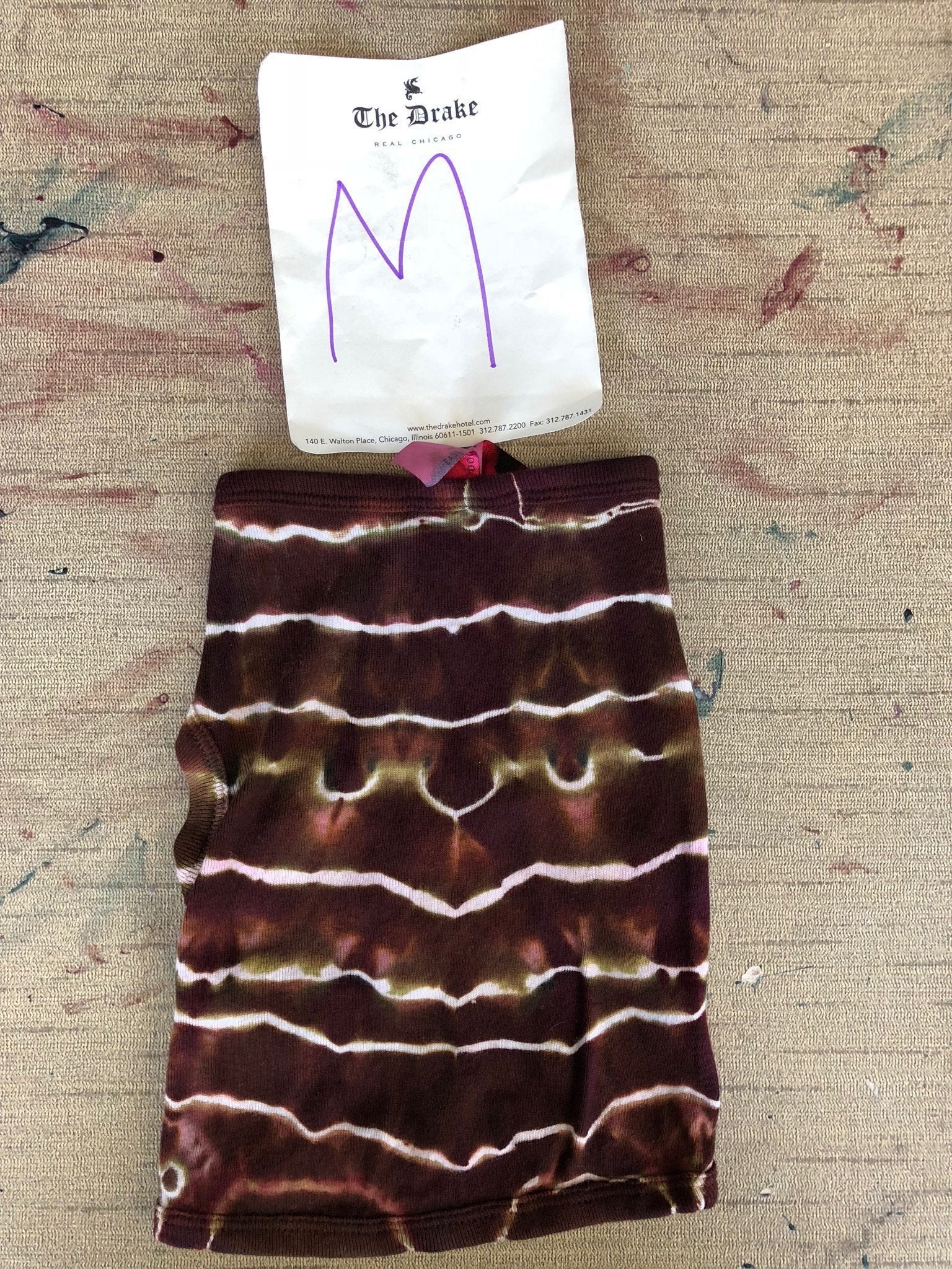 Tie Dyed Dog Shirt in Size M