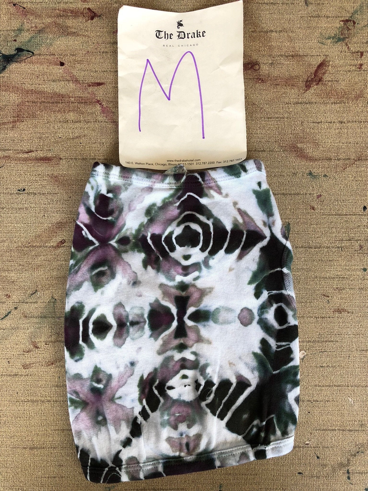 Tie Dyed Dog Shirt in Size M