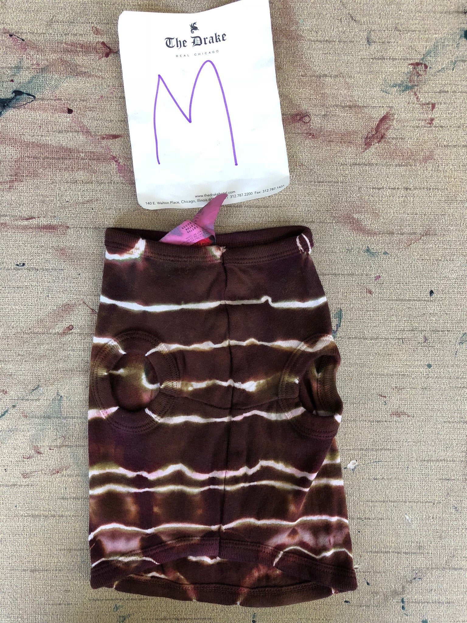 Tie Dyed Dog Shirt in Size M