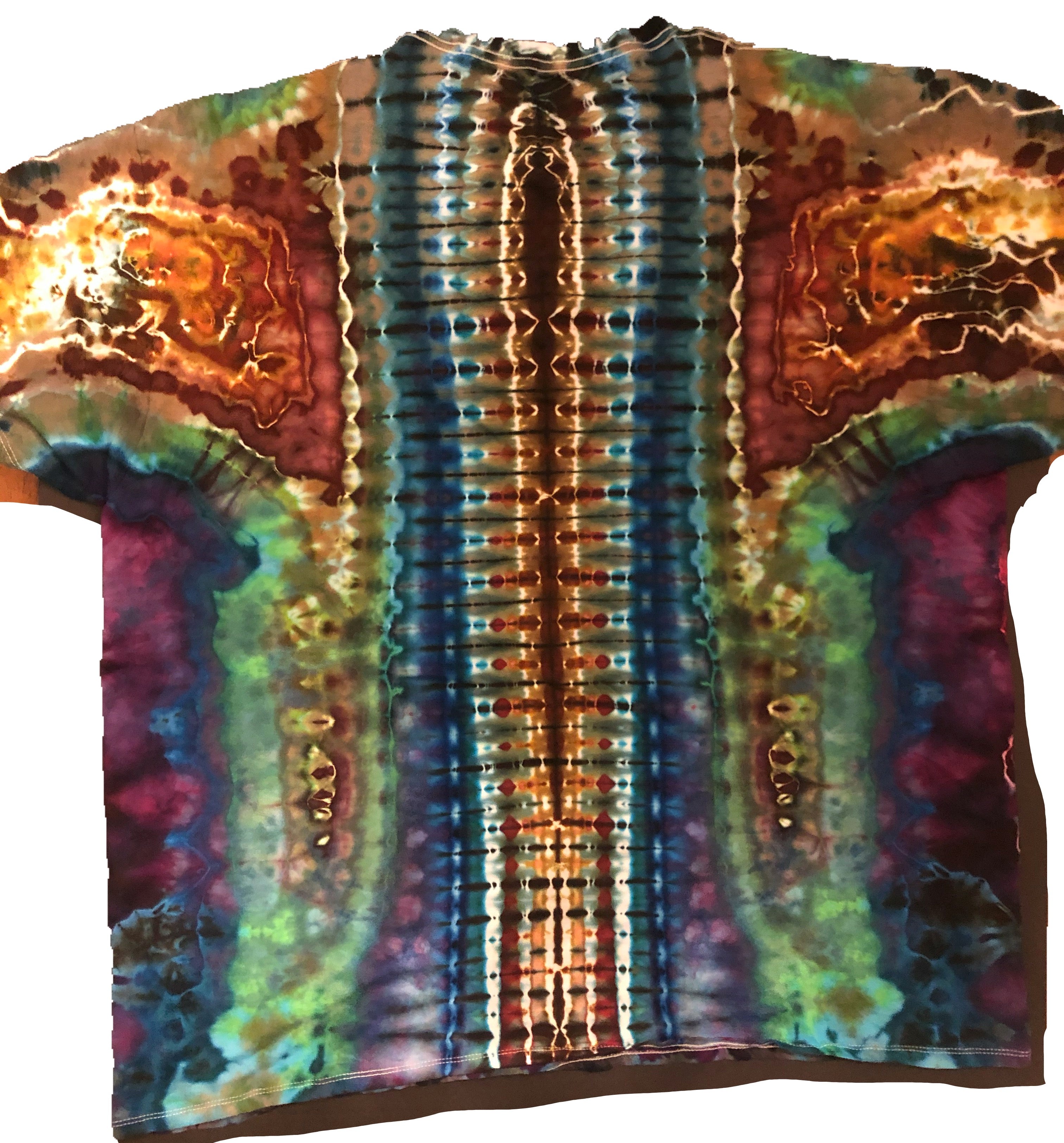 Tie Dye Short Sleeve T-Shirt - Size 3XL 100% Cotton