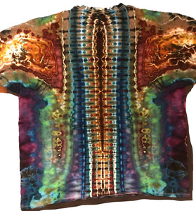 Tie Dye Short Sleeve T-Shirt - Size 3XL 100% Cotton