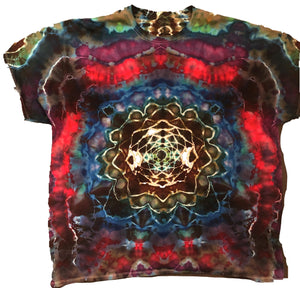 Tie Dye Short Sleeve T-Shirt - Size 3XL 100% Cotton